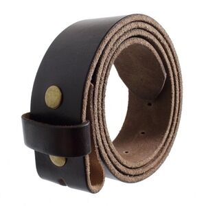 Gelante Genuine Full Grain Leather Belt Strap Without Belt Buckle Men's Size 2XL